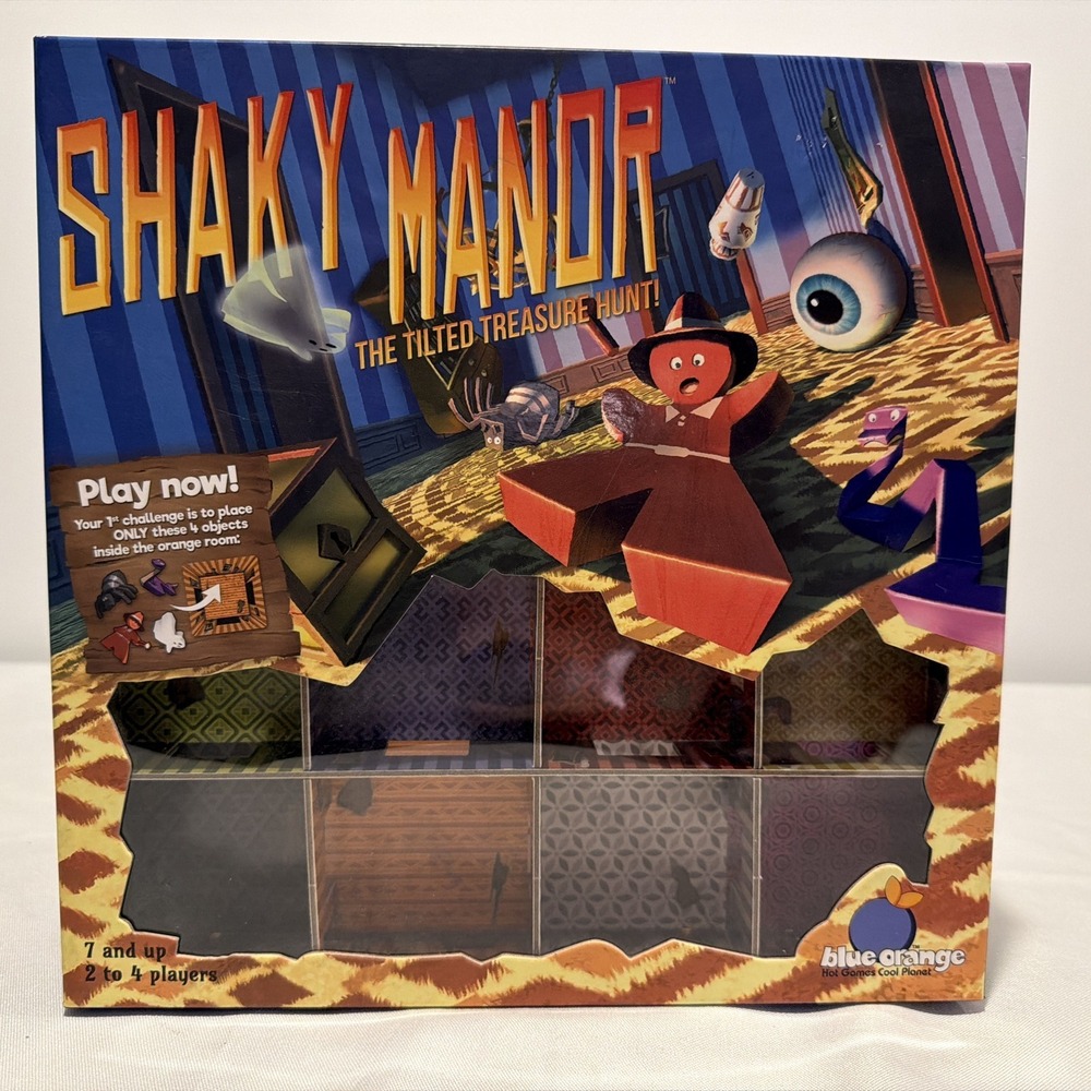 Shaky Manor - The Tilted Treasure Hunt! Board Game By Blue Orange 100% Complete - Picture 10 of 16